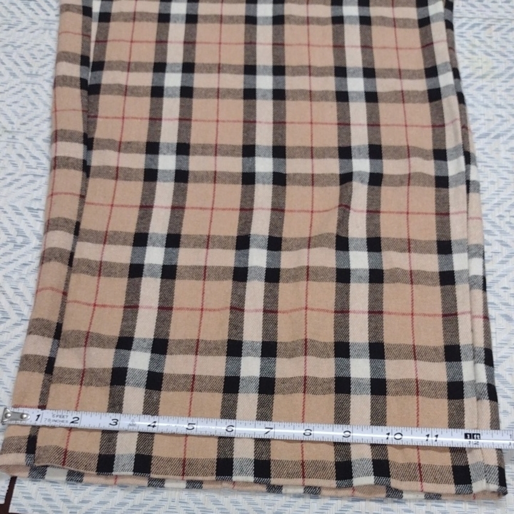 JODIFL Plaid Pants Wide Leg in Beige and Black - Picture 11 of 12